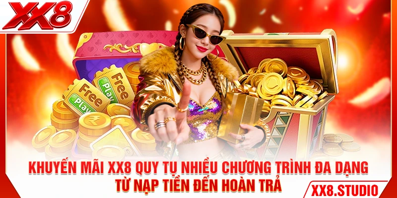 Khuyến mãi XX8 quy tụ nhiều chương trình đa dạng từ nạp tiền đến hoàn trả